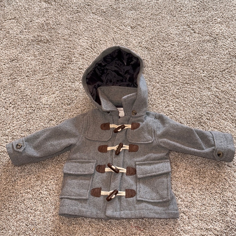 Janie and Jack Wool Toggle Pea Coat